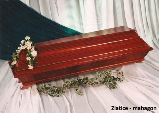 Rakev Zlatice mahagon