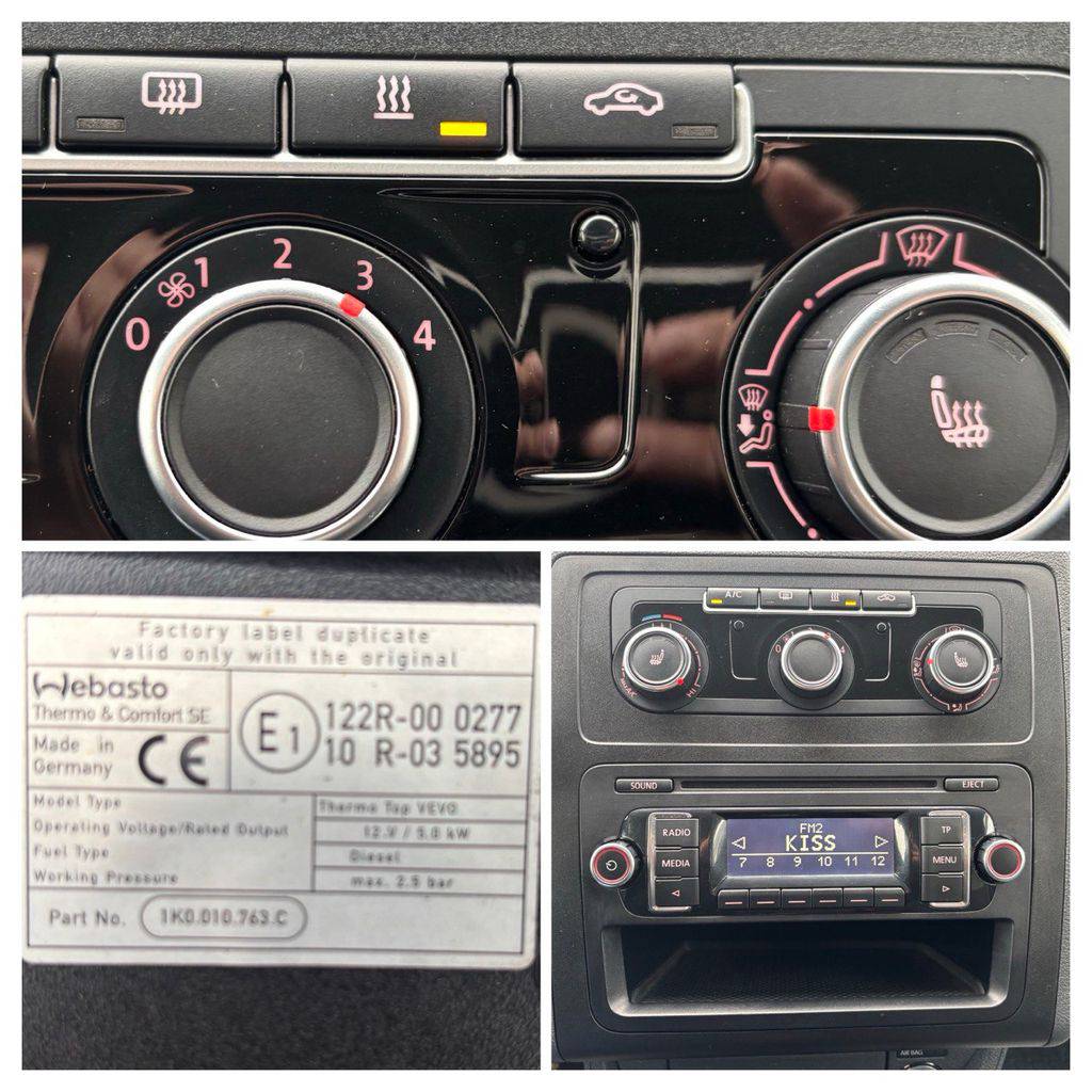 Volkswagen Caddy 1.6TDI/2014/1M,WEBASTO-ZÁRUKA 