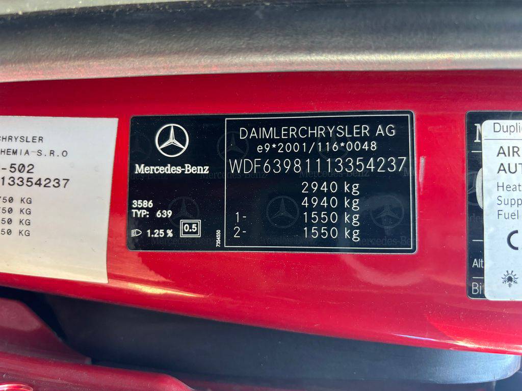 Mercedes-Benz Viano 3.0CRDi/2007/ NUTNÁ OPRAVA